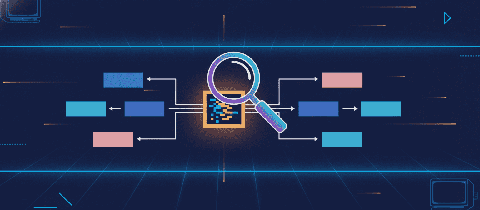 Illustration for an article about what senior engineers do during code reviews